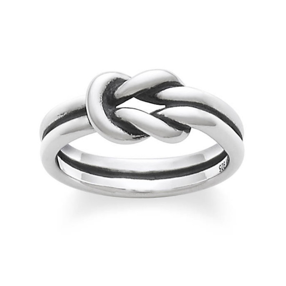 James Avery Lovers Knot Ring. Size 7. Sterling Silver